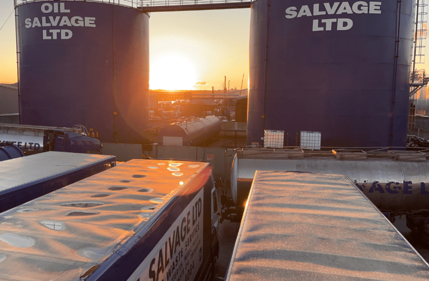 Sunset Shot of OSL Tanks